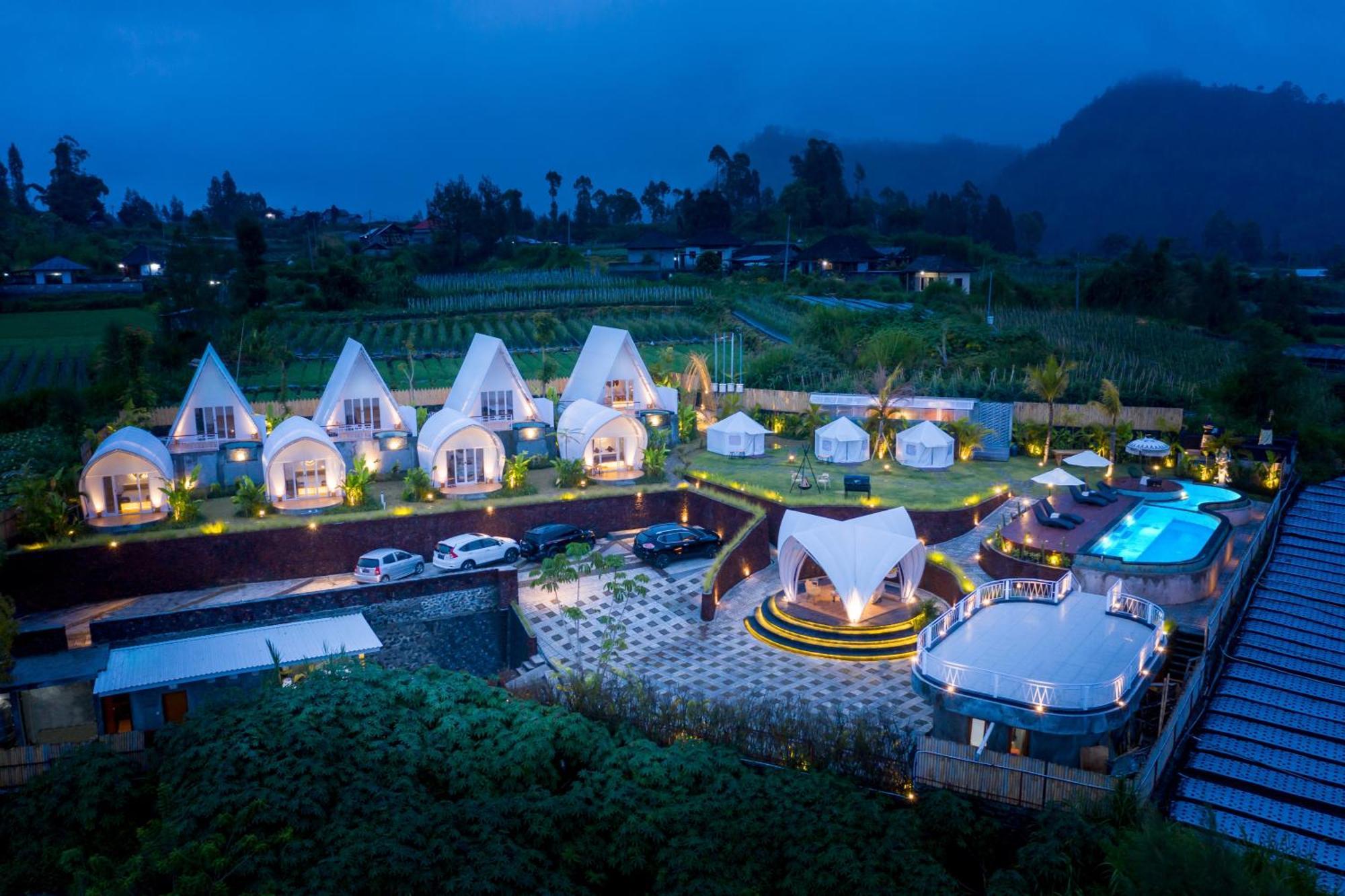 The Dewi Kintamani Luxury Glamping And Natural Hotspring Kültér fotó